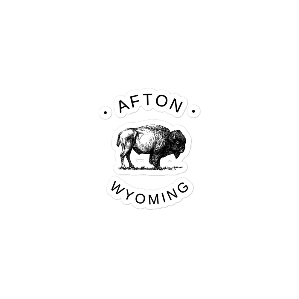 Afton Wyoming Sticker