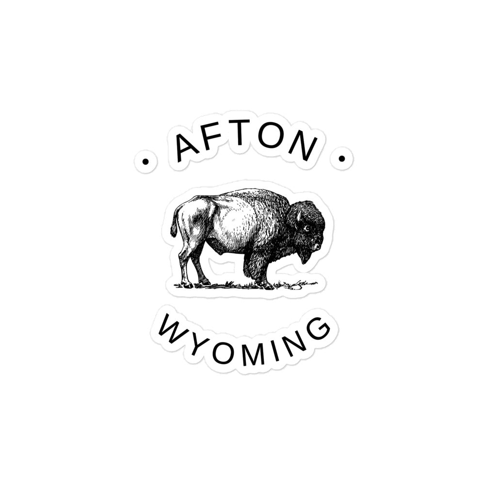 Afton Wyoming Sticker