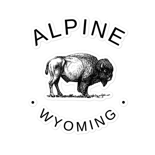 Alpine Wyoming Sticker